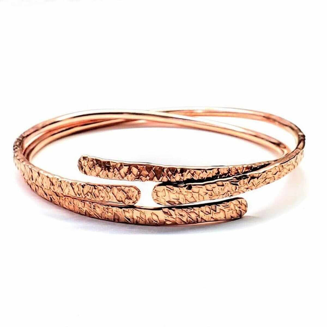 AMD1145-2 Adjustable Hammered Copper Overlap Bangle For Him or HerJewelryBracelet$ 62.00Alexa Martha Designs