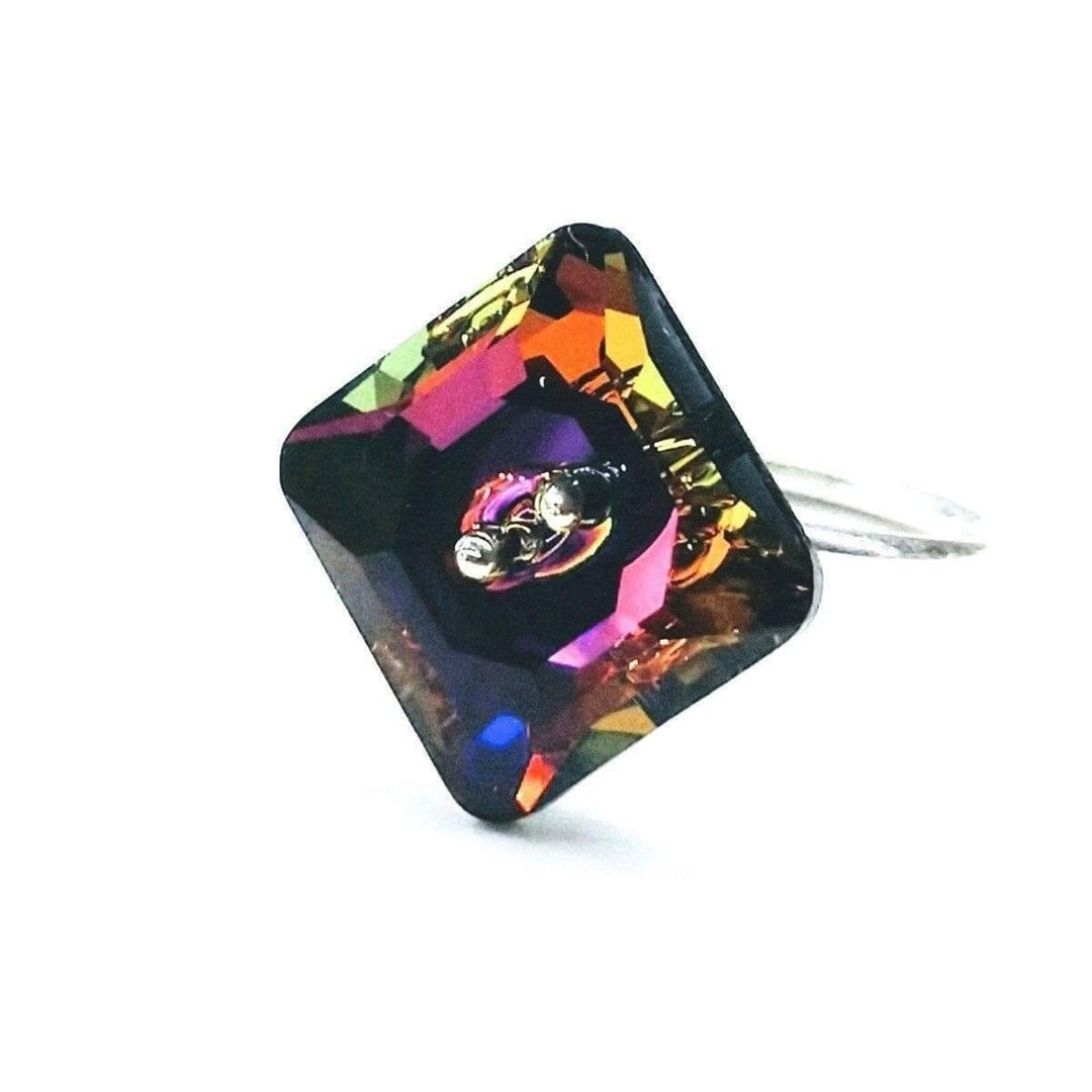 AMD1071 As Seen On TITUSS BURGESS Silver Volcano CrystalJewelryRing$ 51.00Alexa Martha Designs