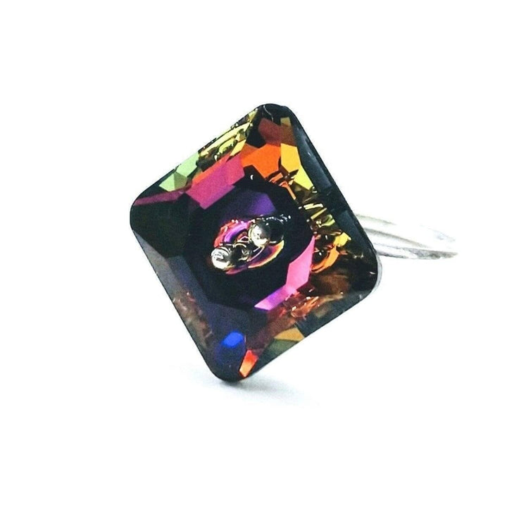 AMD1071 As Seen On TITUSS BURGESS Silver Volcano CrystalJewelryRing$ 51.00Alexa Martha Designs