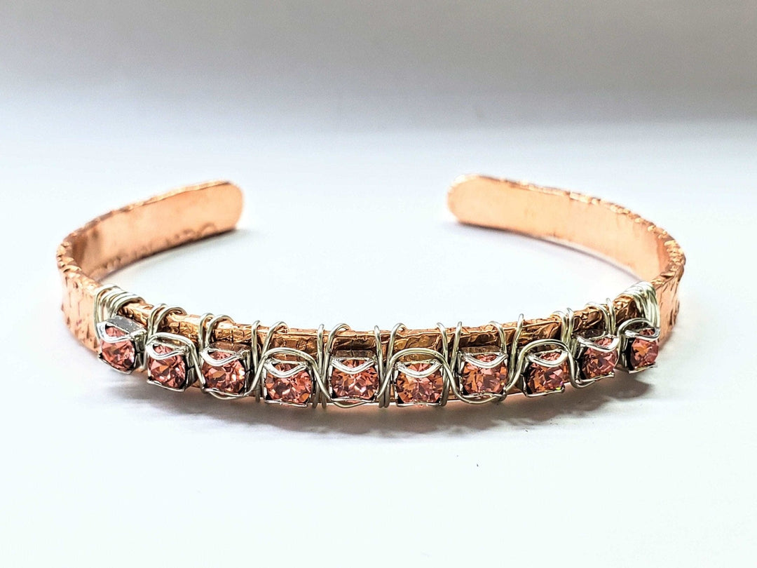 AMD1233-3Copper Rhinestone Cuff Bangle in Three Different ColorsJewelryBracelet$ 55.00Alexa Martha Designs