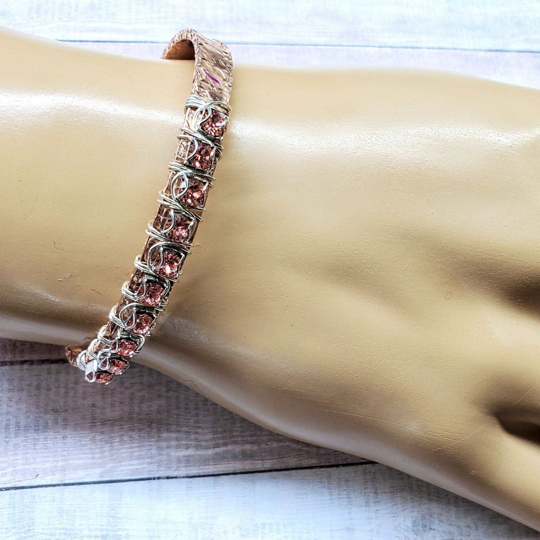 AMD1233Copper Rhinestone Cuff Bangle in Three Different ColorsJewelryBracelet$ 55.00Alexa Martha Designs