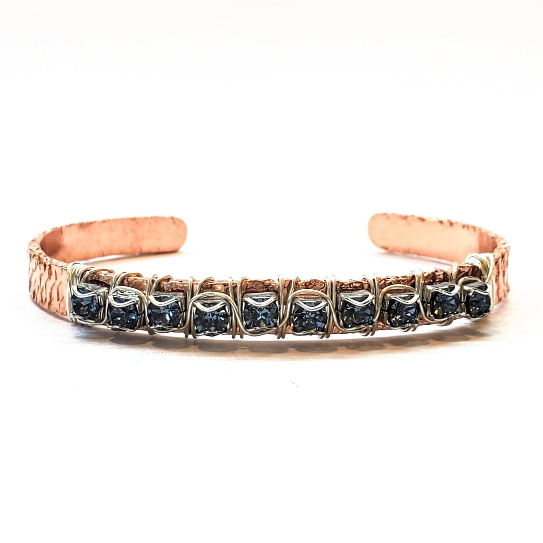 AMD1233Copper Rhinestone Cuff Bangle in Three Different ColorsJewelryBracelet$ 55.00Alexa Martha Designs