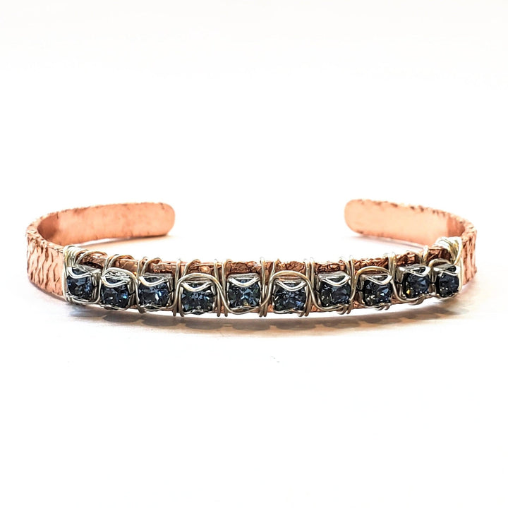 AMD1233Copper Rhinestone Cuff Bangle in Three Different ColorsJewelryBracelet$ 55.00Alexa Martha Designs