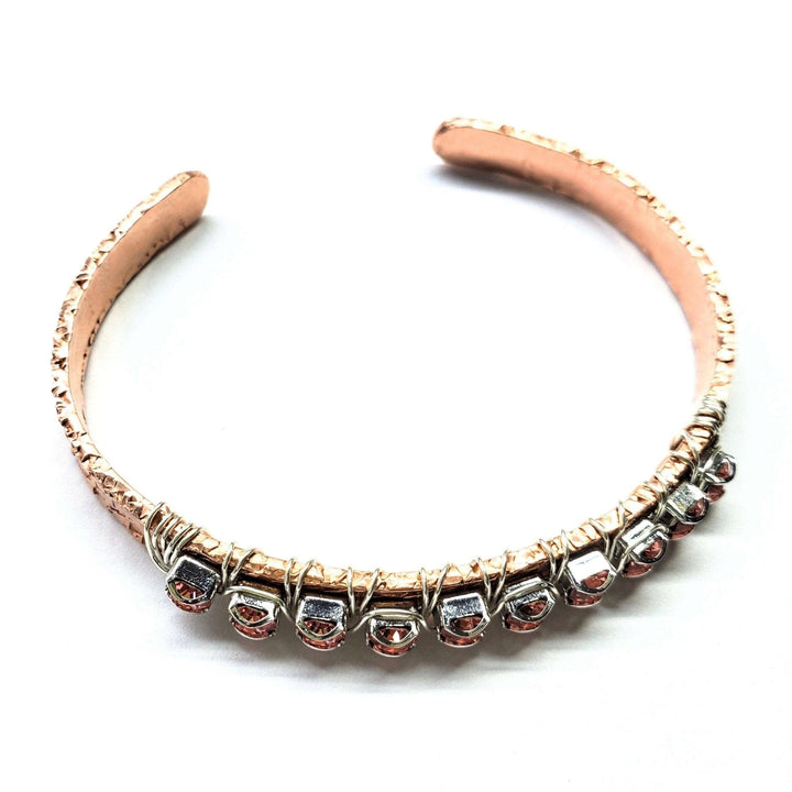 AMD1233Copper Rhinestone Cuff Bangle in Three Different ColorsJewelryBracelet$ 55.00Alexa Martha Designs