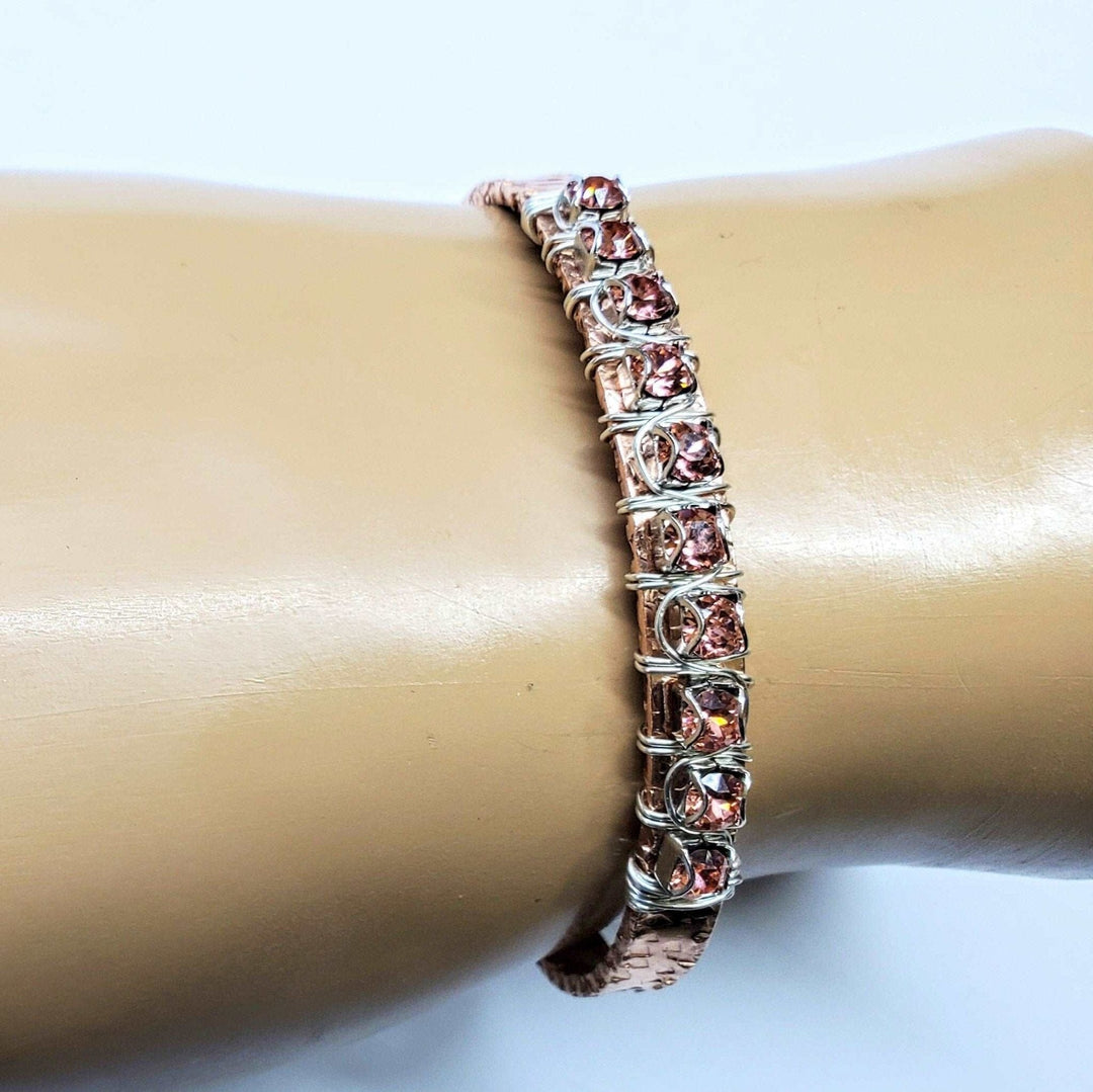 AMD1233Copper Rhinestone Cuff Bangle in Three Different ColorsJewelryBracelet$ 55.00Alexa Martha Designs