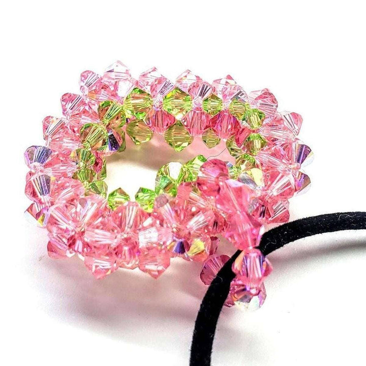 AMD1206-2 Beaded Open 3-D Crystal Heart Necklace AlexaJewelryNecklace$ 135.00Alexa Martha Designs