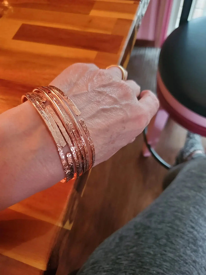 AMD1154-1XSBrides Mag Featured Textured Copper Anniversary Bangle in 4 SizesJewelryBracelet$ 29.00Alexa Martha Designs