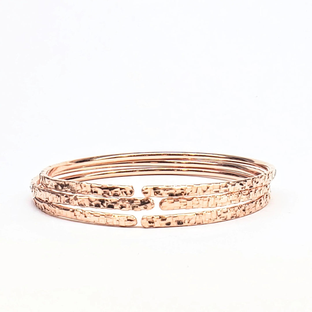 AMD1154-3SBrides Mag Featured Textured Copper Anniversary Bangle in 4 SizesJewelryBracelet$ 81.00Alexa Martha Designs