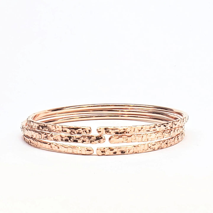 AMD1154-3SBrides Mag Featured Textured Copper Anniversary Bangle in 4 SizesJewelryBracelet$ 81.00Alexa Martha Designs