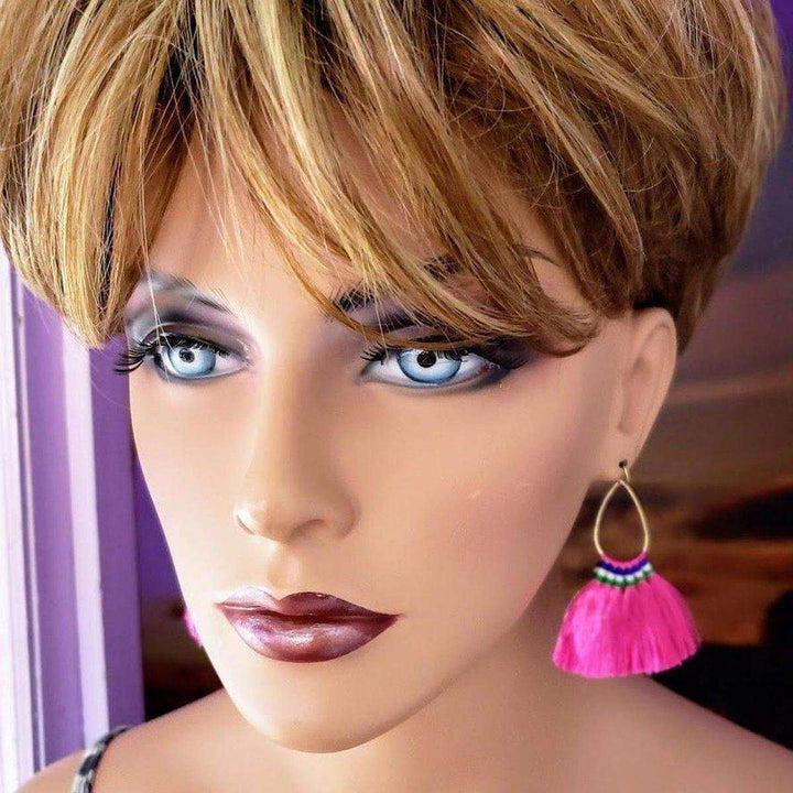 AMD1166-6Colored Hawaii Hula Skirt Rayon Silk Fan Tassel Hoop EarringsJewelryEarrings$ 28.00Alexa Martha Designs