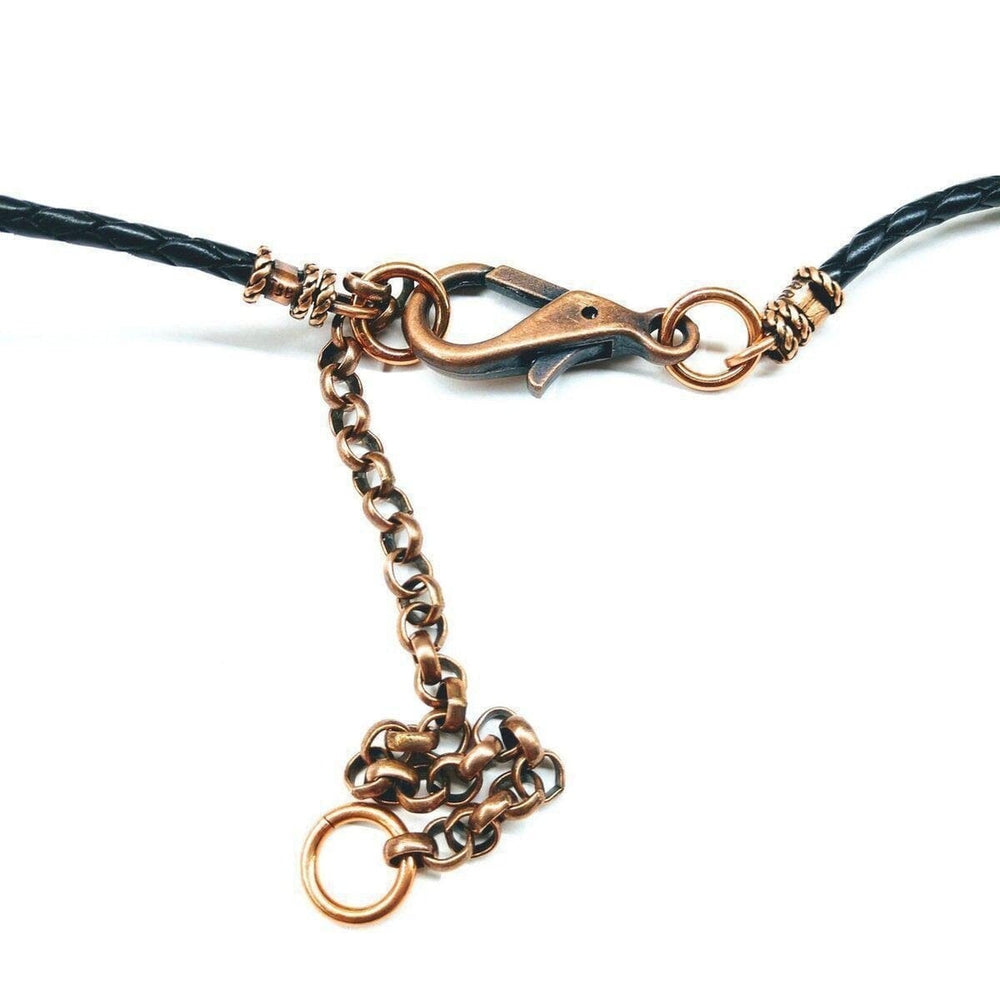 AMD1057 Handmade Copper and Silver Wire Cross Necklace for men - Necklaces - Alexa Martha Designs   4441382977583