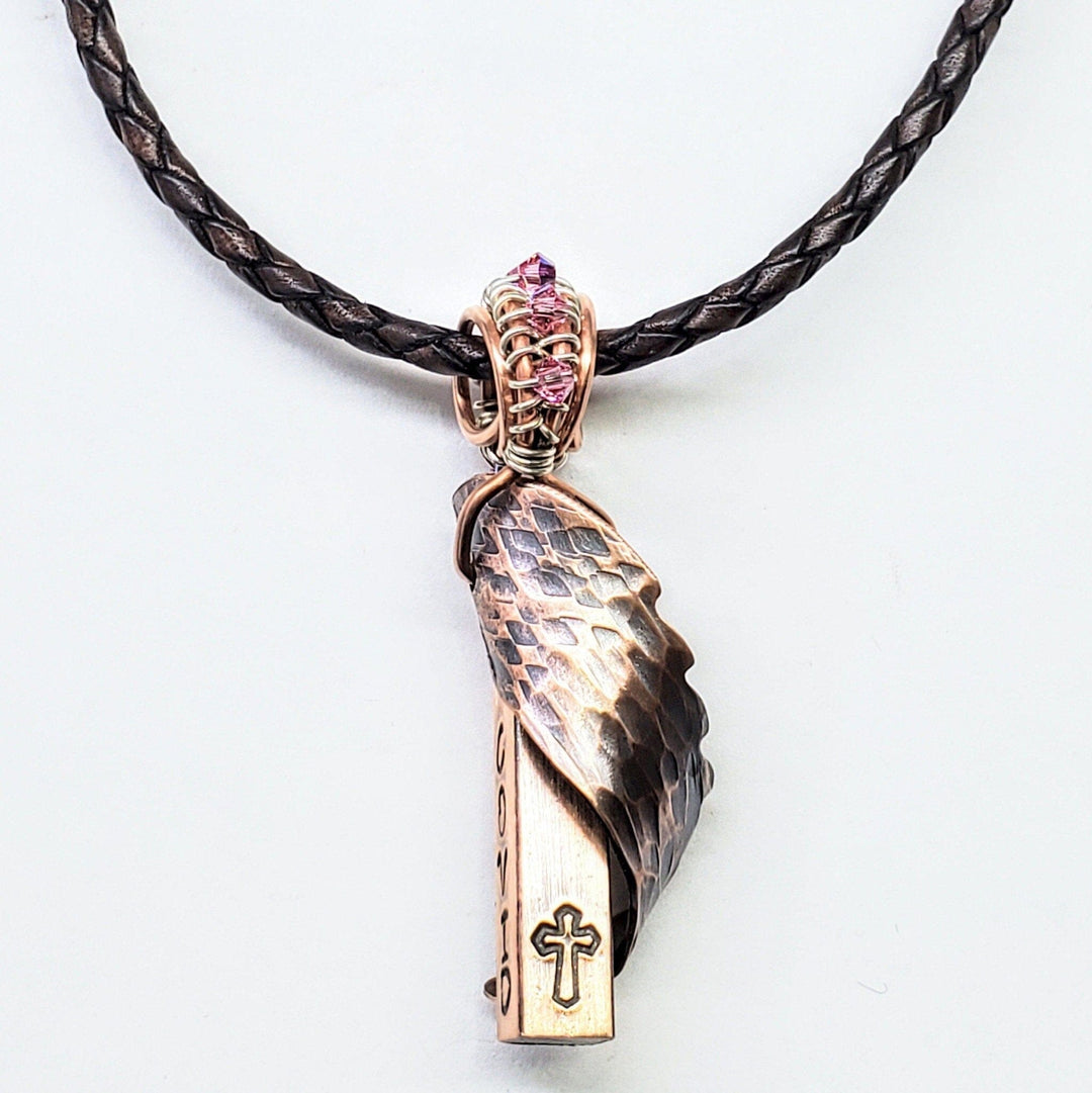 AMD1004-10Angel Wing Birthstone Necklace | Copper Swarovski Crystal HandmadeNecklacesNecklace$ 145.00Alexa Martha Designs