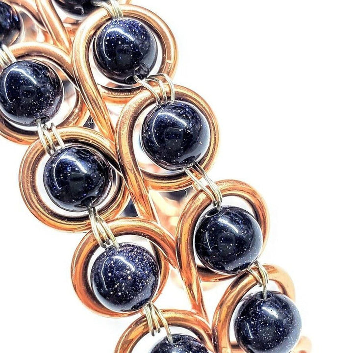 AMD1078Copper Infinity Child Abuse Awareness Bangle - Sandstone & SilverJewelryBracelet$ 129.00Alexa Martha Designs