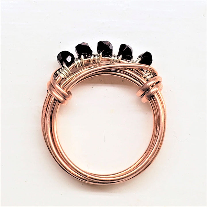 AMD1244-2Handmade Birthstone Crystal Ring Copper - 12 ColorsJewelryRing$ 35.00Alexa Martha Designs