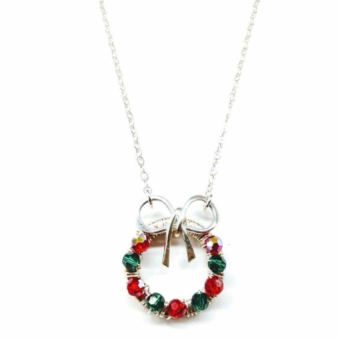 AMD1186 Limited Edition Red And Green Crystal WreathJewelryNecklaces$ 84.00Alexa Martha Designs