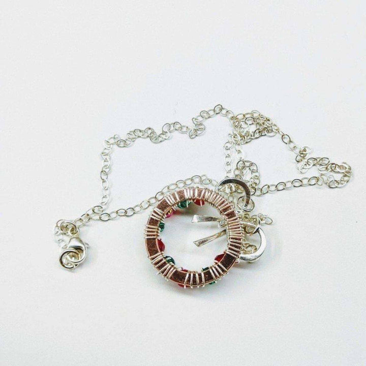 AMD1186 Limited Edition Red And Green Crystal WreathJewelryNecklaces$ 84.00Alexa Martha Designs