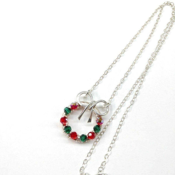 AMD1186 Limited Edition Red And Green Crystal WreathJewelryNecklaces$ 84.00Alexa Martha Designs
