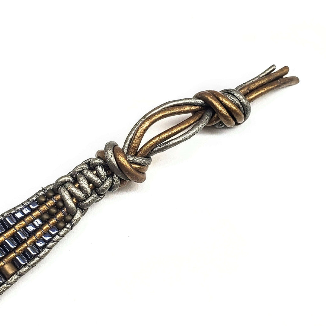 AMD1033Men's Tree of Life Earth Colored Beaded Leather Wrap Bracelet JewelryBracelet$ 112.00Alexa Martha Designs