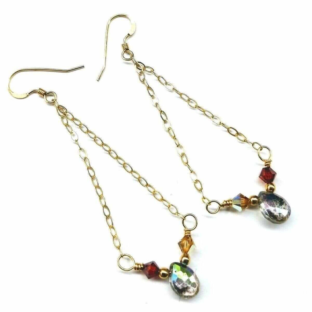 AMD1131Mystic Rainbow Quartz Drop Gold Earrings JewelryEarrings$ 49.00Alexa Martha Designs