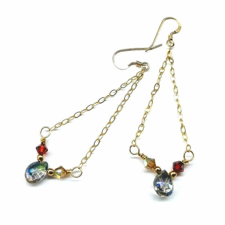 AMD1131Mystic Rainbow Quartz Drop Gold Earrings JewelryEarrings$ 49.00Alexa Martha Designs
