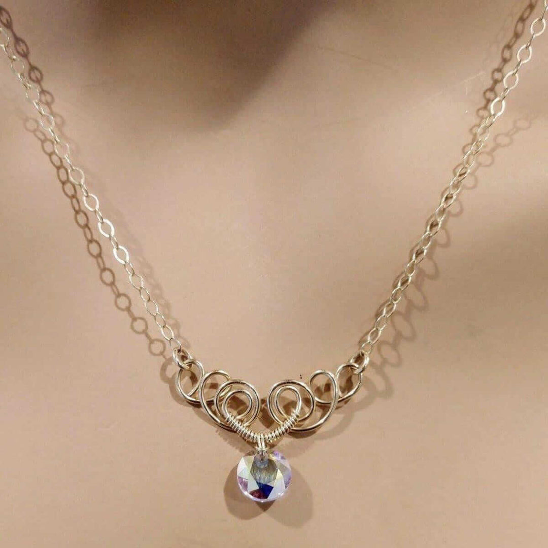 AMD1170Sparkly Crystal 14 KT Gold Filled NecklaceJewelryNecklace$ 89.00Alexa Martha Designs