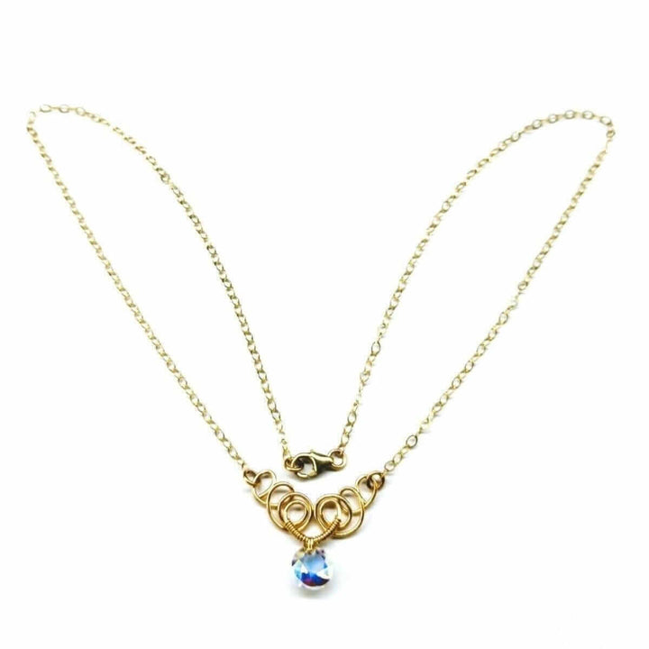AMD1170Sparkly Crystal 14 KT Gold Filled NecklaceJewelryNecklace$ 89.00Alexa Martha Designs