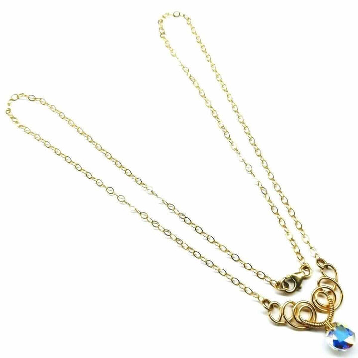 AMD1170Sparkly Crystal 14 KT Gold Filled NecklaceJewelryNecklace$ 89.00Alexa Martha Designs