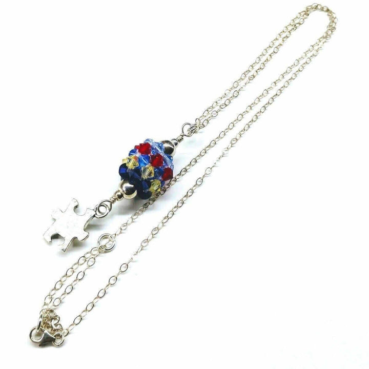 AMD1034Sterling Silver Autism Awareness Crystal Barrel Necklace JewelryNecklace$ 108.00Alexa Martha Designs