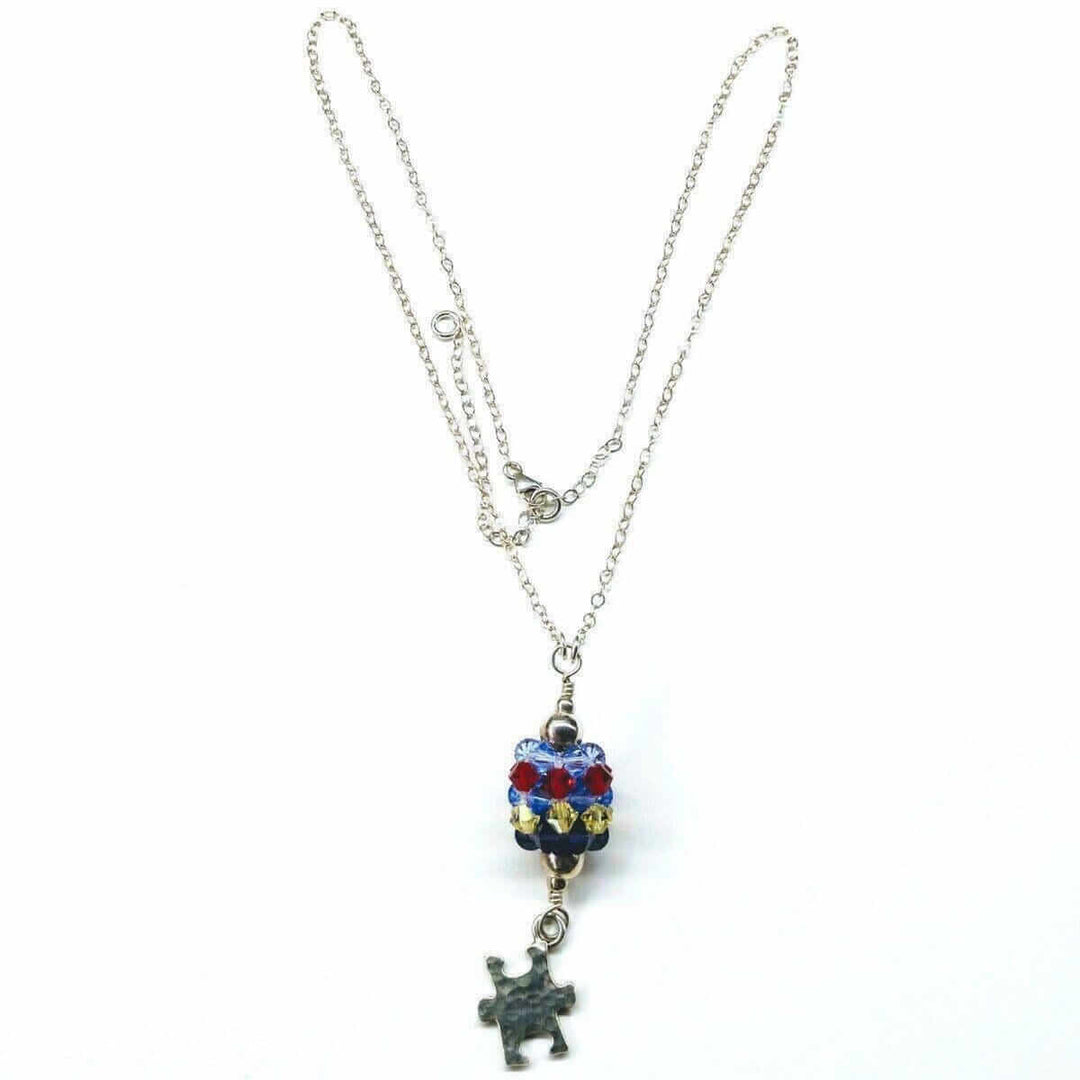 AMD1034Sterling Silver Autism Awareness Crystal Barrel Necklace JewelryNecklace$ 108.00Alexa Martha Designs