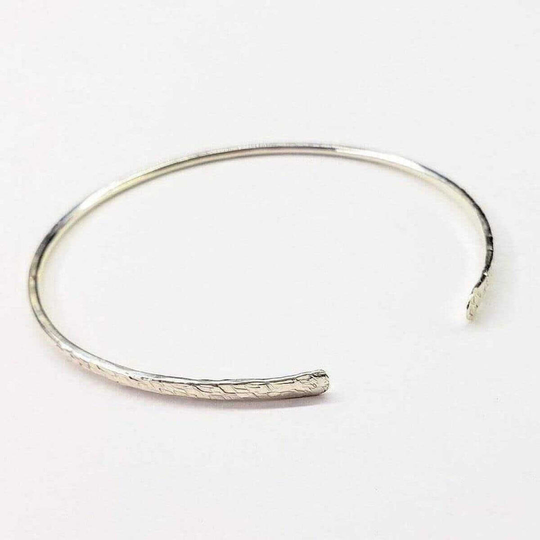 AMD1157 Hammered Sterling Silver Open Bangle Alexa MarthaJewelryBracelet$ 45.00Alexa Martha Designs