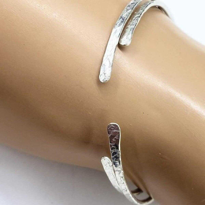 AMD1157 Hammered Sterling Silver Open Bangle Alexa MarthaJewelryBracelet$ 45.00Alexa Martha Designs