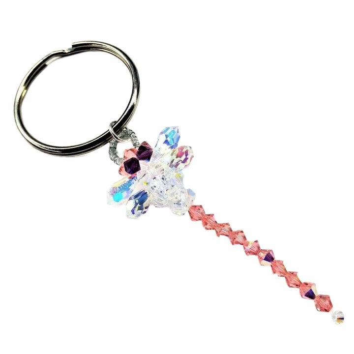 AMD1135 Swarovski Crystal Rose Peach Dragonfly Key ChainHandbag & Wallet AccessoriesKey Chain$ 72.00Alexa Martha Designs