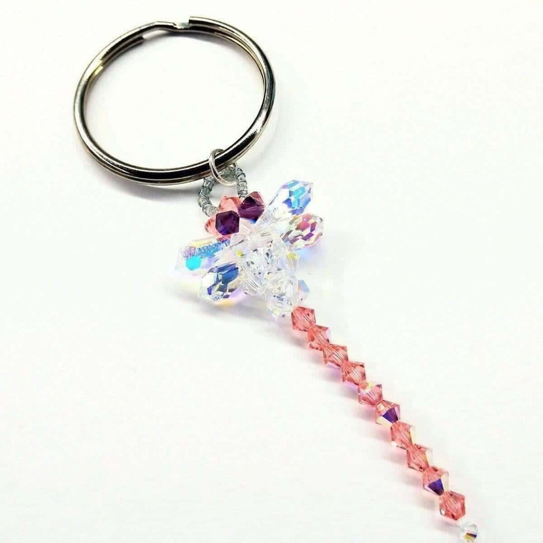 AMD1135 Swarovski Crystal Rose Peach Dragonfly Key ChainHandbag & Wallet AccessoriesKey Chain$ 72.00Alexa Martha Designs