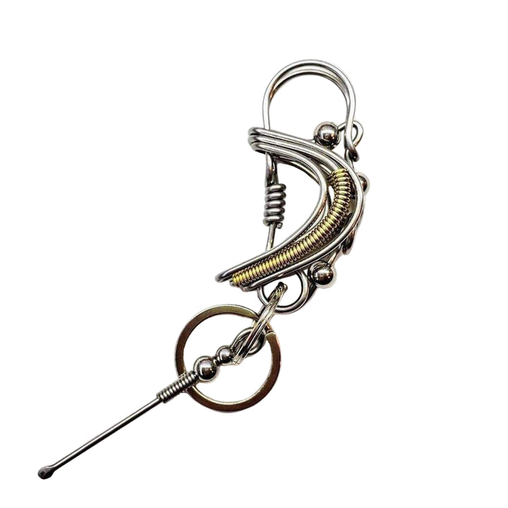 AMD1187Wire Coiled Birdie Keychain For Him - Handmade Montana AccessoryHandbag & Wallet AccessoriesKey Chain$ 35.00Alexa Martha Designs