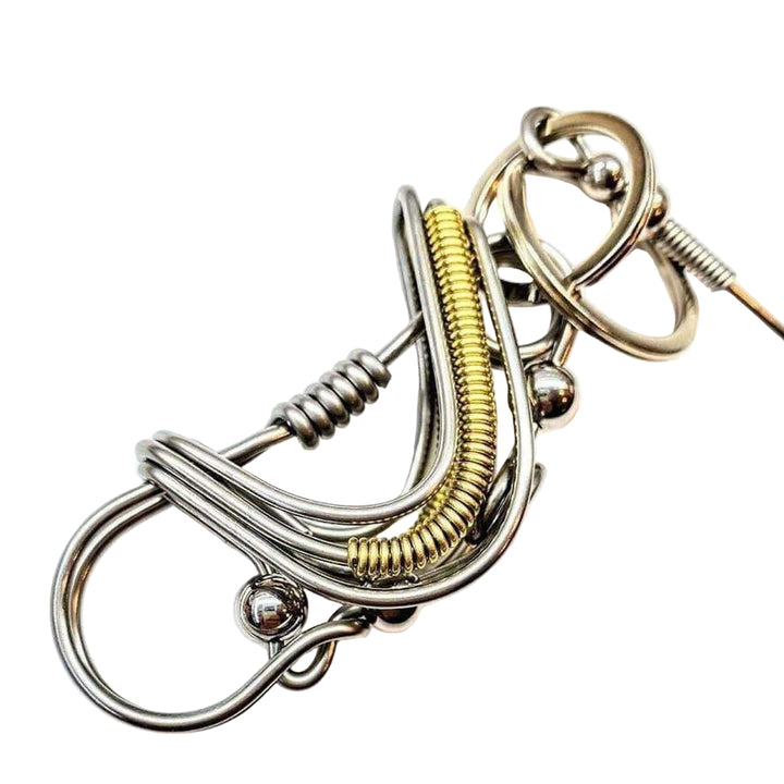 AMD1187Wire Coiled Birdie Keychain For Him - Handmade Montana AccessoryHandbag & Wallet AccessoriesKey Chain$ 35.00Alexa Martha Designs