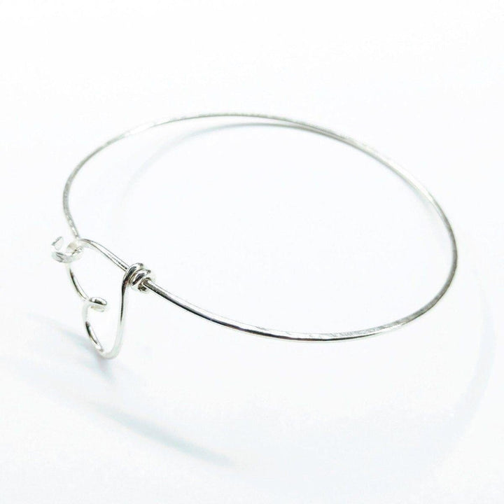 AMD1202-2 Wire Wrapped Heart Bangle in Sterling Silver AlexaJewelryBracelet$ 62.00Alexa Martha Designs