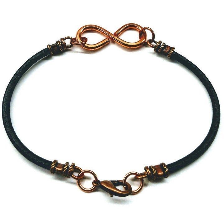 Masculine Sturdy Copper Swivel Infinity Bracelet Bracelet/Bangle Alexa Martha Designs 